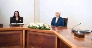 السيدة انتصار السيسى تتوجه بالشكر...