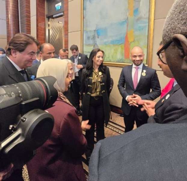 وزيرة التضامن تشارك في الجلسة الافتتاحية لأعمال الحدث رفيع المستوى حول ”الأسر المنتجة وريادة الأعمال” بمملكة البحرين