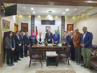زيارة وفد الياباني لمديرية التربية...