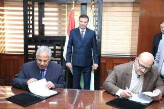 وزير الزراعة يشهد توقيع بروتوكول...