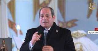 الرئيس السيسي باحتفالية عيد الميلاد...