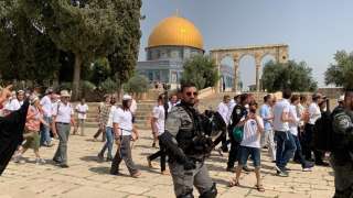 مستوطنون يقتحمون المسجد الأقصى بحماية...