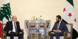 بدء اجتماع ميقاتي وقائد إدارة...