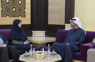 الرئيس الإماراتي يستقبل مساعِدة الرئيس...