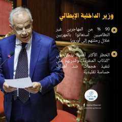 وزير الداخلية الإيطالي: 90 %...