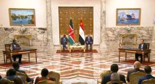 بالفيديو.. الرئيس السيسي ونظيره الكيني...