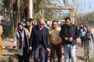 محافظ المنيا يتفقد أراضي غير...