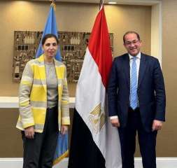 وزير المالية يلتقى مع الأمين...