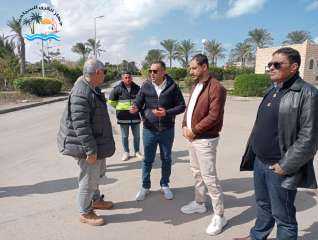 مسئولو جهاز القرى السياحية يتفقدون...