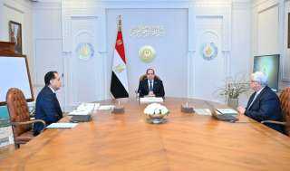 الرئيس السيسى يطلع على الجهود...
