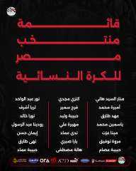 اعلان قائمة المنتخب الوطني للكرة...