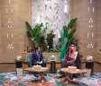 ولي العهد السعودي يستقبل وزير...
