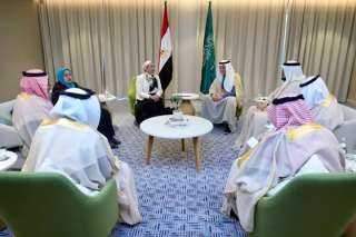 وزيرة البيئة تلتقى نظيرها السعودى...