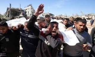 استشهاد فلسطينيين إثر قصف مسيرة...