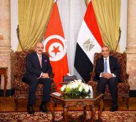 وزير الخارجية والهجرة يستقبل وزير...