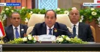 الرئيس السيسى: العدوان على غزة...