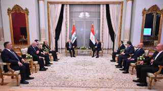 الرئيس السيسى يؤكد لنظيره العراقى...