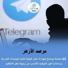 مرصد الأزهر: 65 صفحة يوضح...