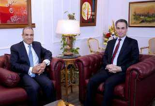 وزير الخارجية يزور التليفزيون المصري...