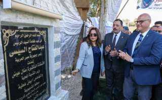 وزيرة التنمية المحلية ومحافظ القليوبية...