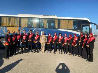 طلاب جامعة حلوان يشاركون في...