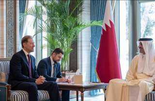 أمير قطر يبحث مع نائب...