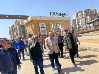 مسئولو ”الإسكان” يتفقدون مشروع ”جنة”...
