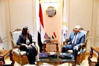 وزير الصناعة والنقل يلتقي المبعوث...