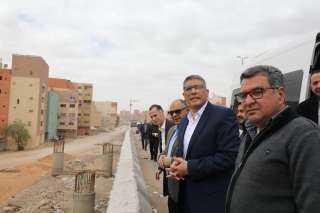 محافظ الجيزة يتفقد أعمال تحسين...