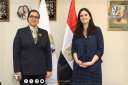 المستشارة أمل عمار تستقبل الممثلة...