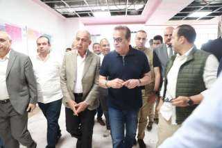 وزير الصحة ومحافظ المنيا يتفقدان...