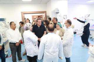 وزير الصحة ومحافظ المنيا يتفقدان...