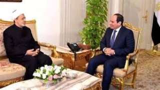 شيخ الأزهر يهنئ الرئيس السيسي...