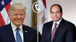 الرئيس الامريكى يهنىء الرئيس السيسى...