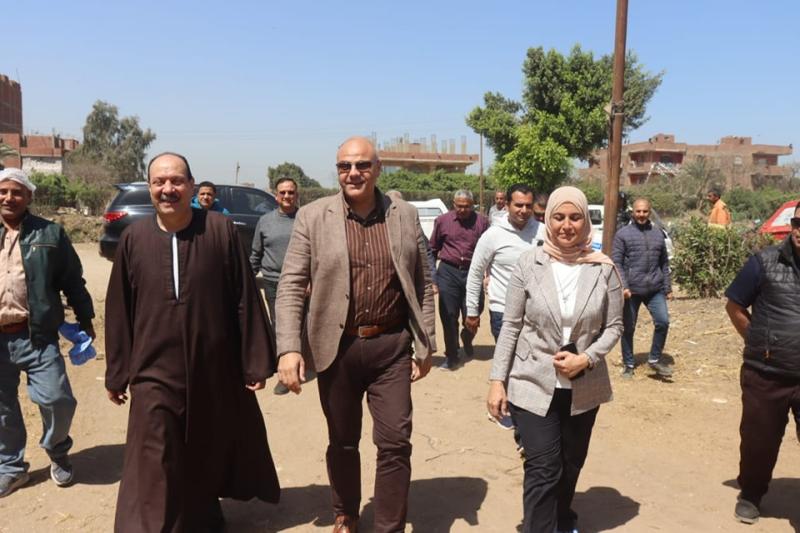محافظ القليوبية يدشن الحملة القومية الأولى لتحصين الماشية ضد مرض الحمى القلاعية  ومرض الوادي المتصدع