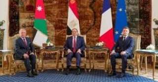 قادة مصر وفرنسا والأردن يجرون...