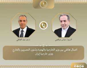 وزير الخارجية يؤكد فى اتصال...