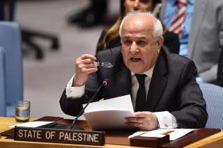 مندوب فلسطين لدى الأمم المتحدة:...