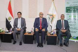 محافظ القليوبية ورئيس جامعة بنها...