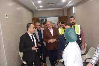 محافظ الغربية يتفقد مشروع مستشفى...