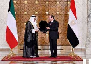قمة كويتية - مصرية لتعزيز...
