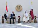 أمير قطر يستقبل الرئيس السيسي...