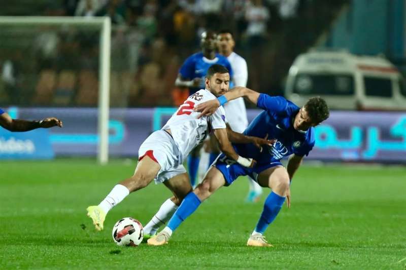مباراة الزمالك ضد سموحة