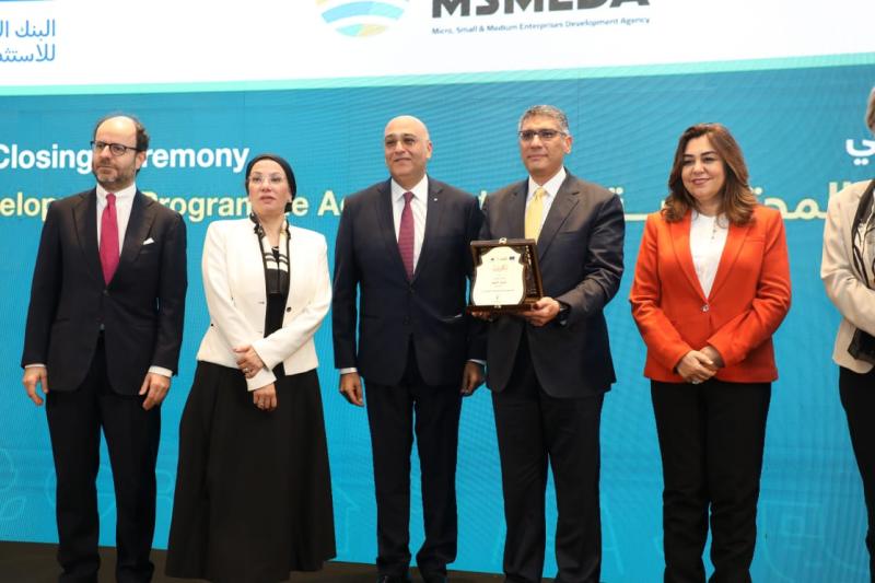 محافظ الجيزة يشارك في الحفل الختامي لجهاز تنمية المشروعات لاتفاقية برنامج التنمية المجتمعية مع الاتحاد الأوروبي