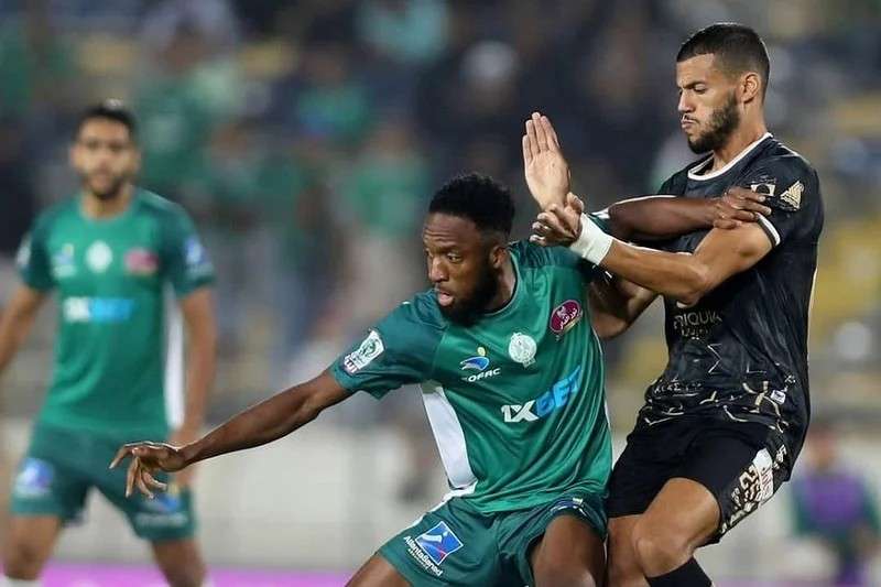 نتيجة مباراة الرجاء الرياضي وحسنية أكادير اليوم
