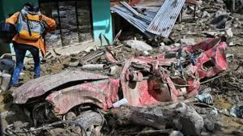 انهيار جدار مهرجان احتفال ولاية أندرا براديش في جنوب الهند