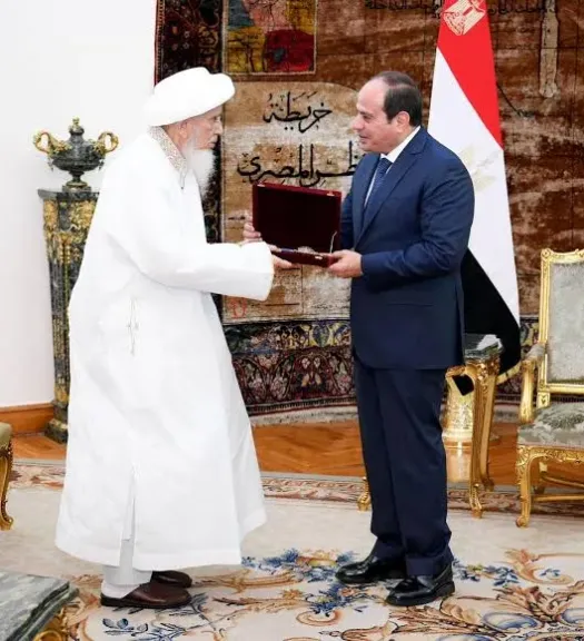 السيسي وسلطان البهرة