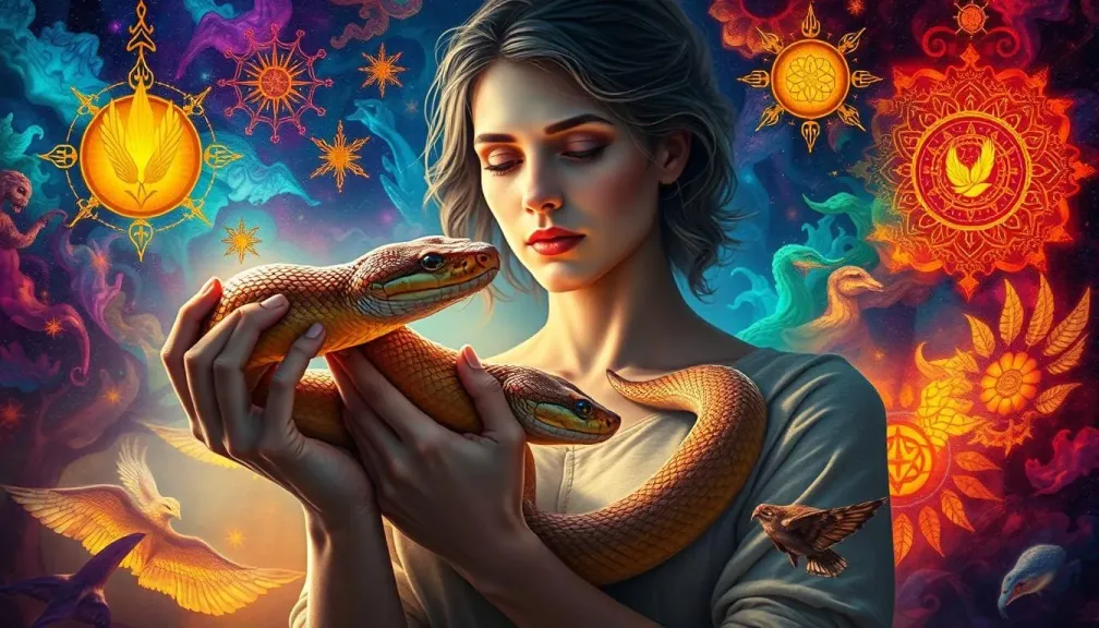 تفسير حلم مسك الثعبان باليد للرجل والمرأة الحامل لابن سيرين