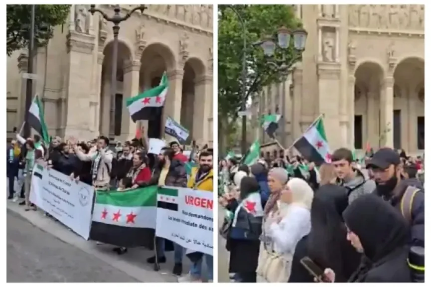 ترحيب حاشد في باريس بالرئيس السوري أحمد الشرع وسط هتافات مؤيدة