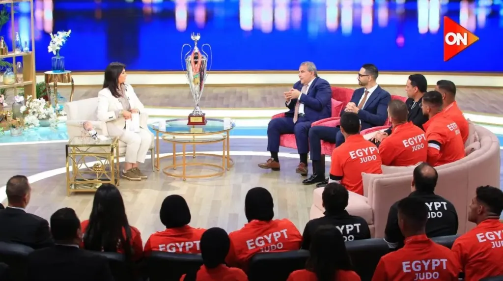 تكريم ”حزب الجبهة الوطنية” لأبطال منتخب مصر للجودو بمليون ونصف جنيه